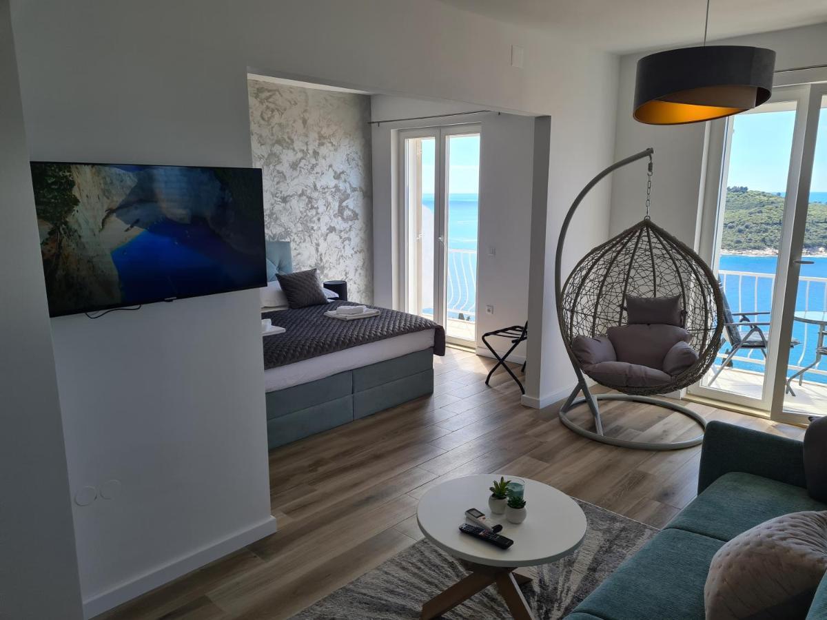 Apartament Panoramic Sea And Old Town View Dubrownik Zewnętrze zdjęcie